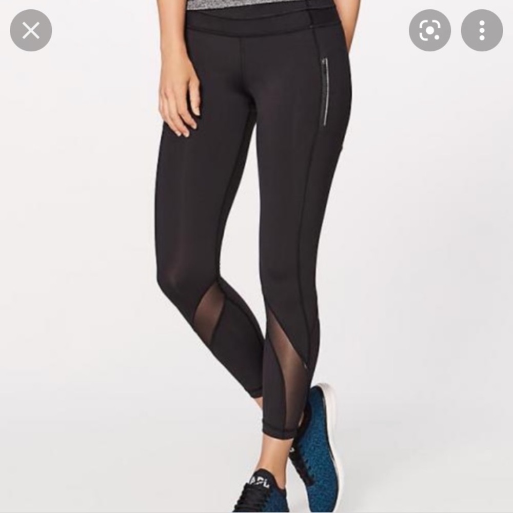 *never exercised in!* Lululemon Inspire Tight II with mesh detail